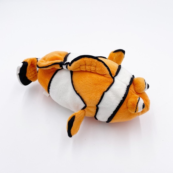 Ganz Webkinz HM219 Clown Fish Orange & White Fish Plus Stuffed Animal No Code - Picture 3 of 11